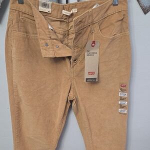 Levi's Camel Corduroy Skinny Pants